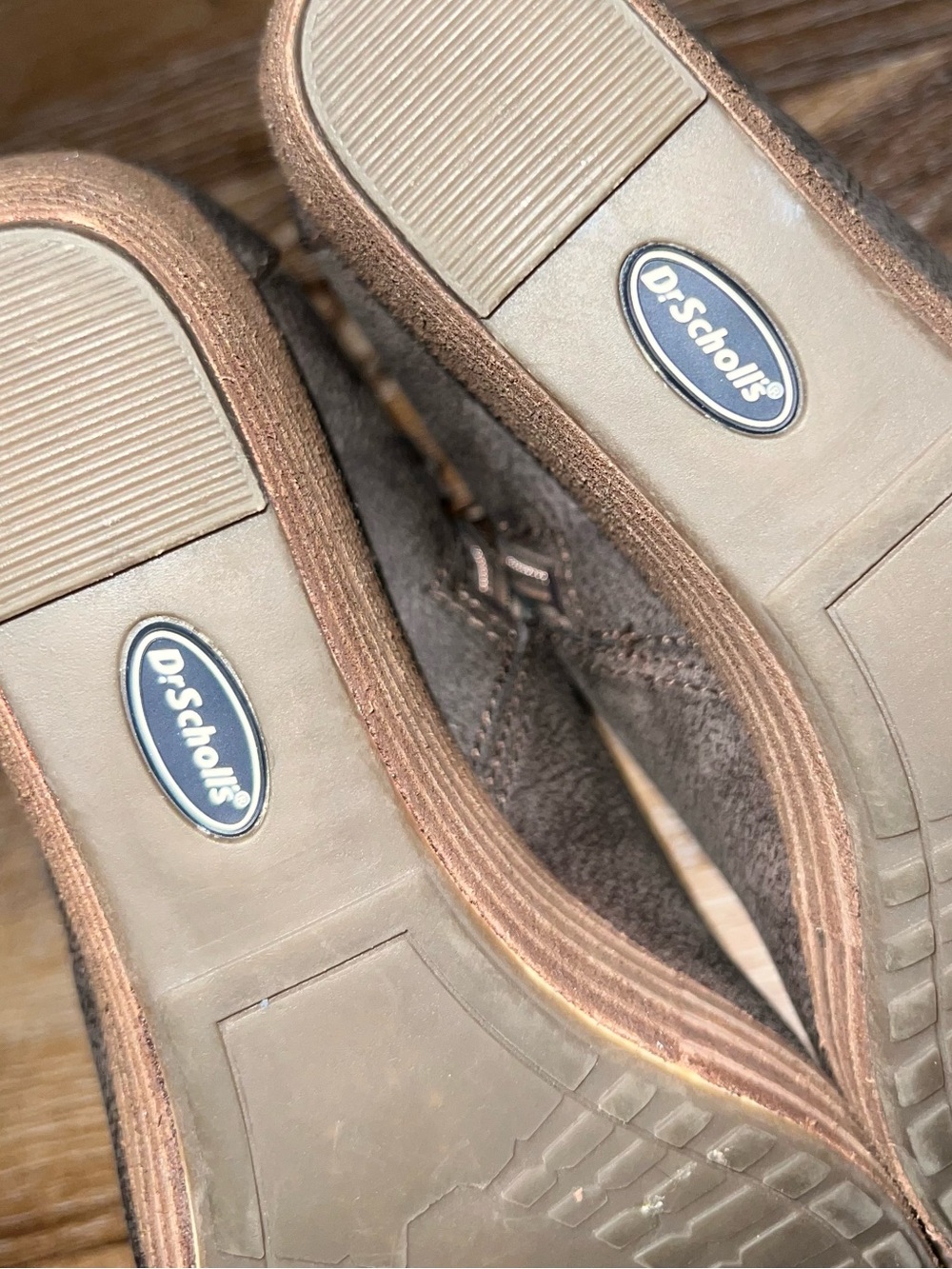 Dr. Scholl’s True Comfort Harlie Wedge Ankle Booties - Brown, Size 8 - Picture 9 of 10